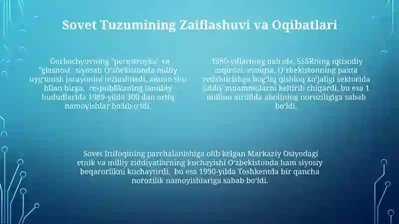Sovet Tuzumining Surilishi va Yangi Davlat Qurilishi 4