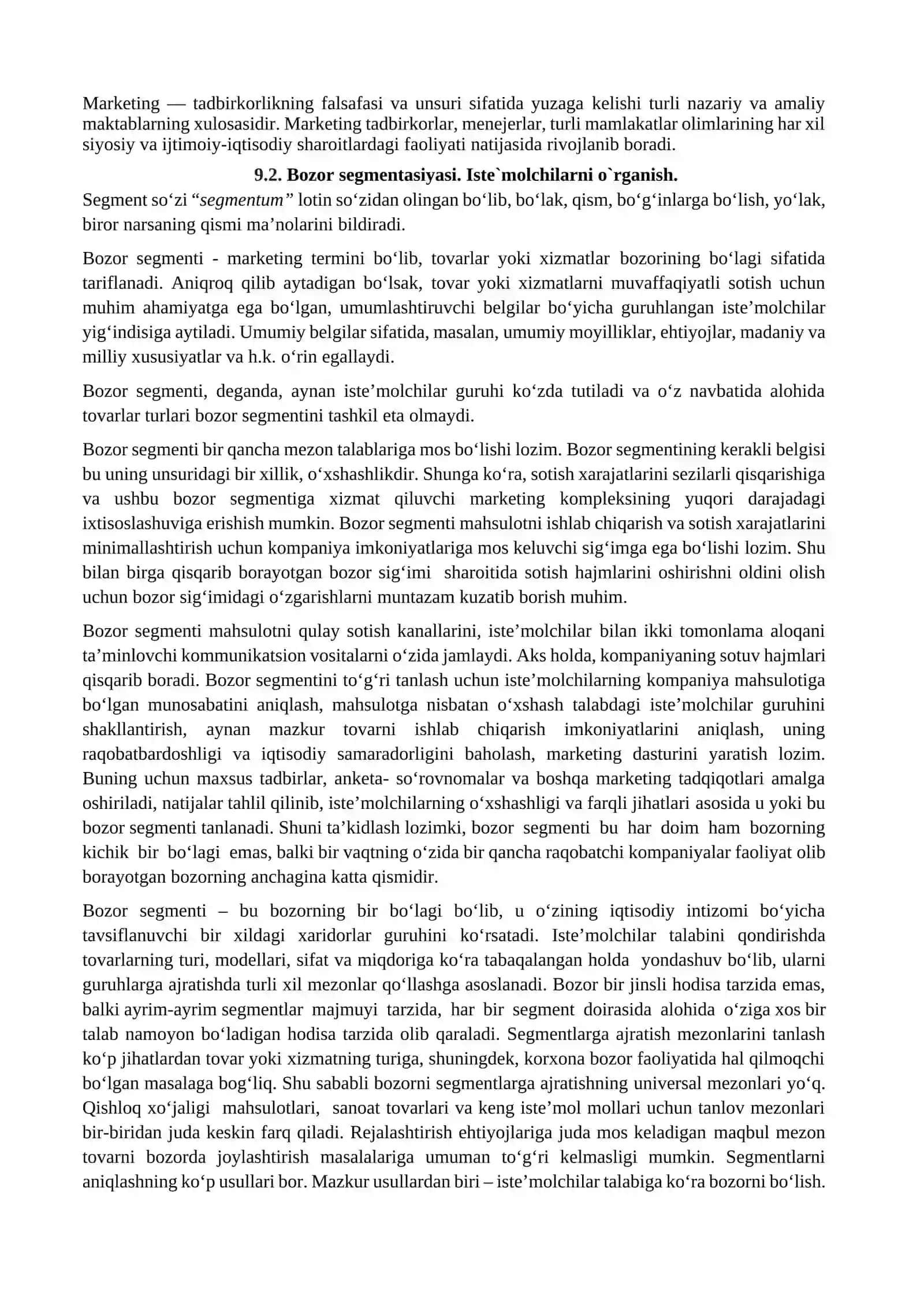 Sanoat korxonalarida marketing 4