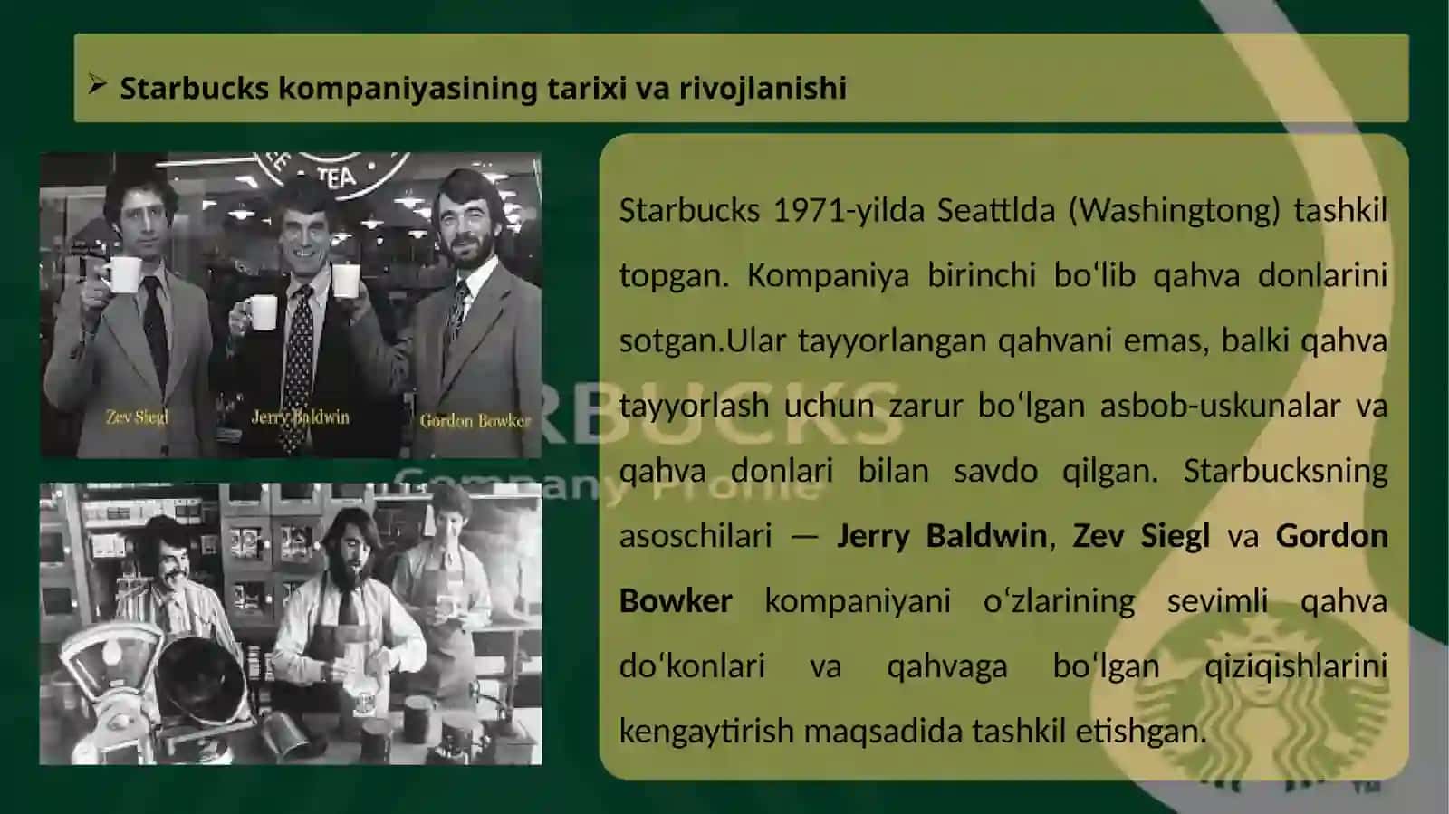 Starbucks kompaniyasi haqida ma'lumot 4
