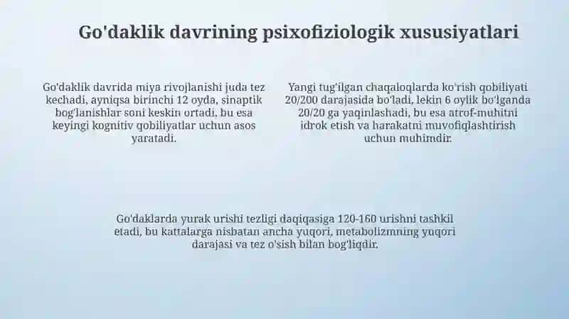 Perinatal va chaqaloqlik davrida psixofiziologik rivojlanishga xos xususiyatlari 4
