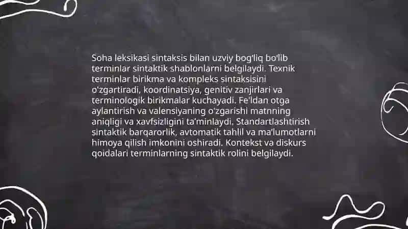 Sohaning sintaktik birliklari 4