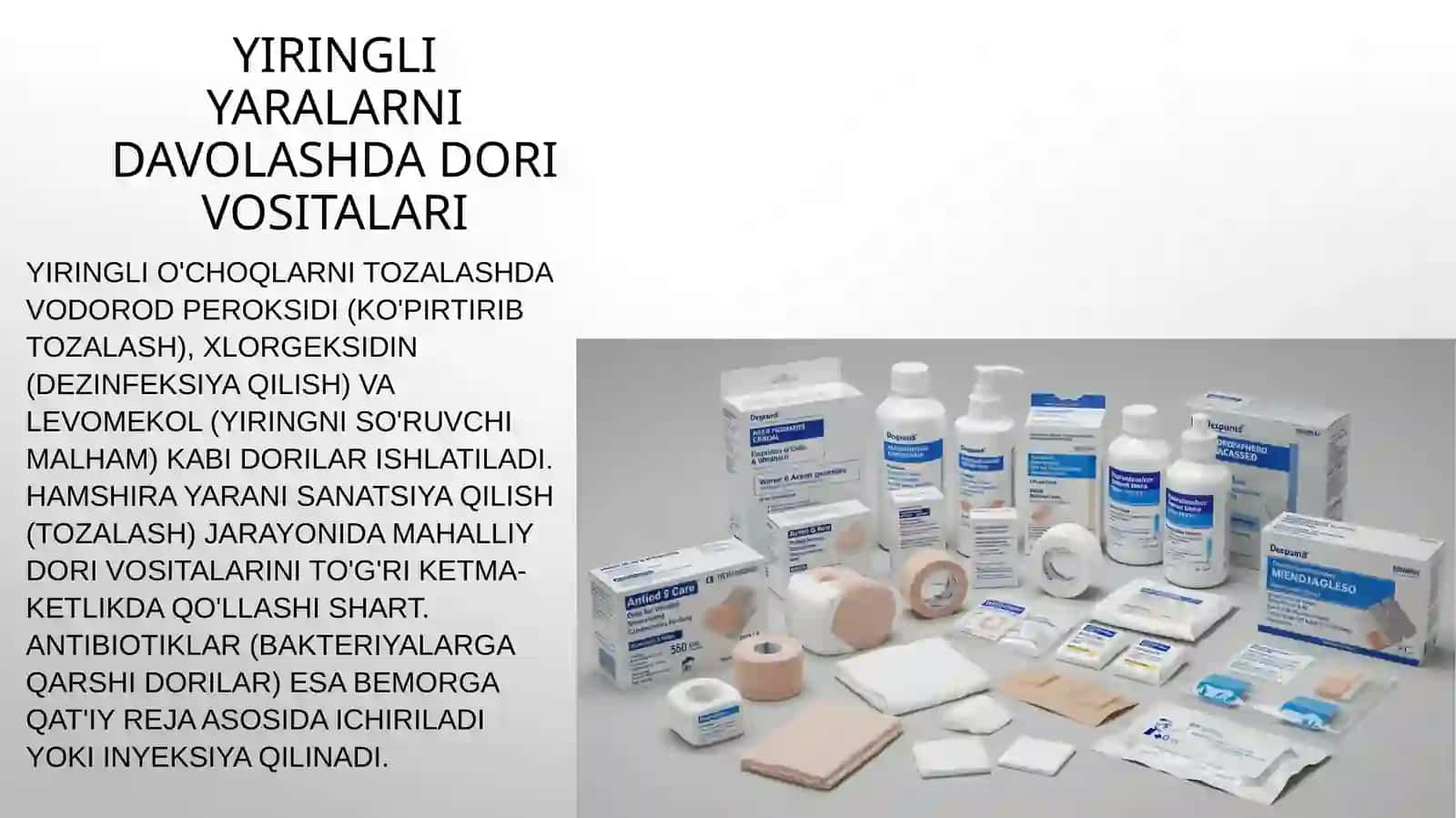 Tibbiyot kasbiga kirish/yiringli xirurgik kasalliklar bilan og'rigan bemorlarni parvarishi va xususiyatlari 4