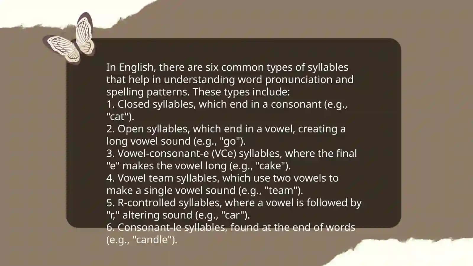 Syllables 4