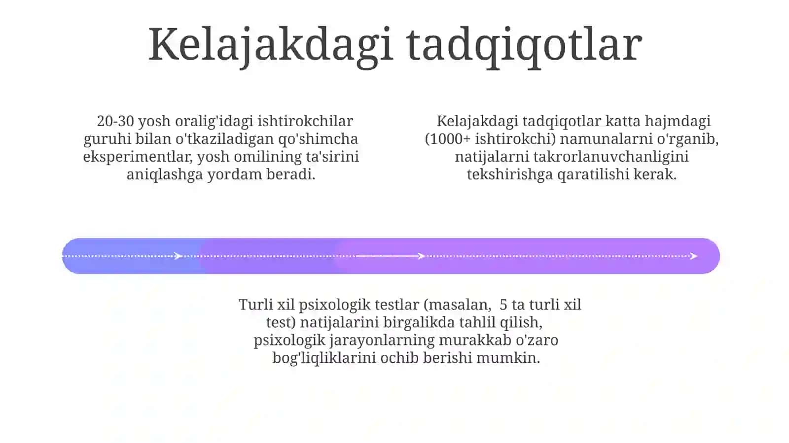 Psixologik vazifa natijalarini tahlil qilish 4