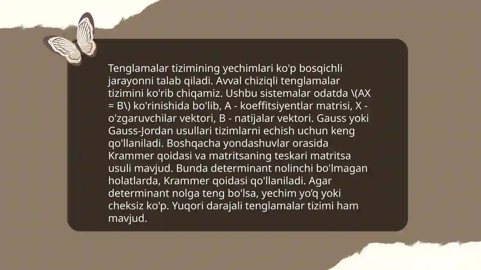 Ratsional tenglamalar sistemasi 4