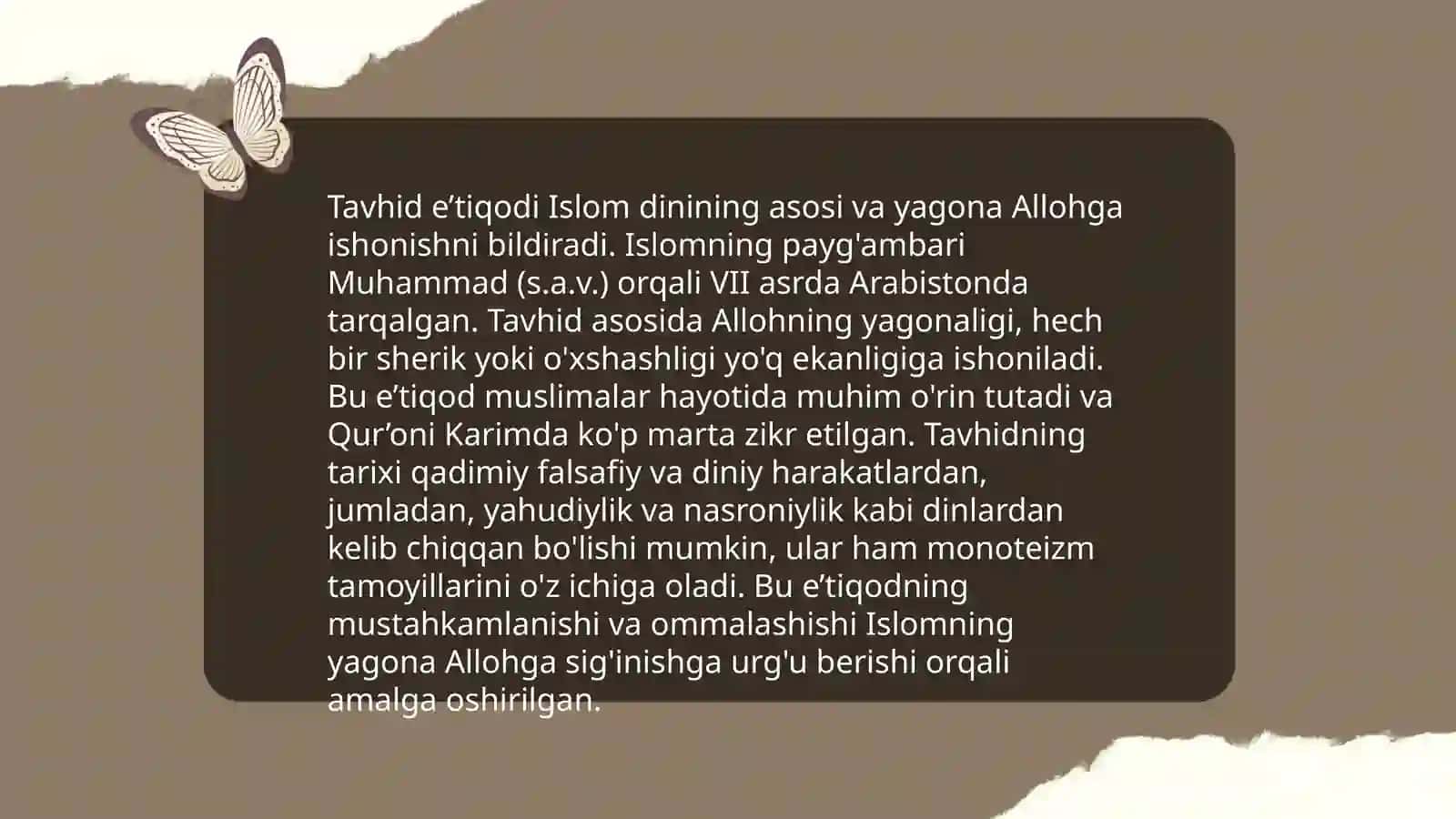 Tavhid e’tiqodi va Markaziy Osiyo xalqlari ma’naviyati 4