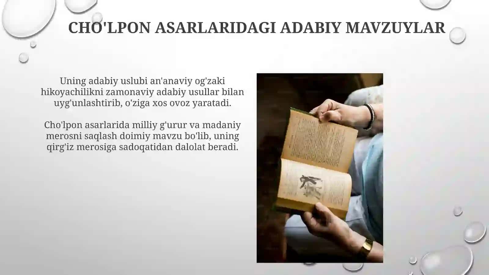 Choʻlponning hayoti va adabiyotiga durmaqolasitahlili 4