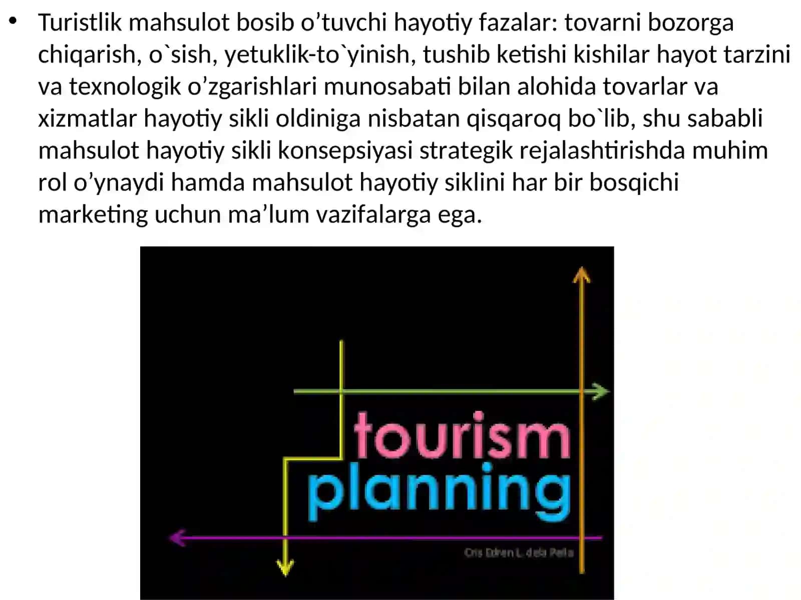 TURISTLIK MAHSULOTNI ISHLАB CHIQISH VА RЕJАLАSHTIRISH 4