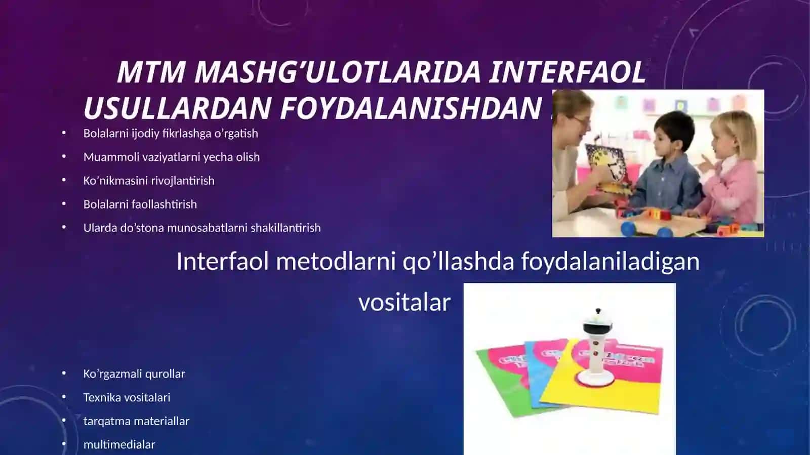 Maktabgacha ta'lim tizimining innovatsion faollik 4