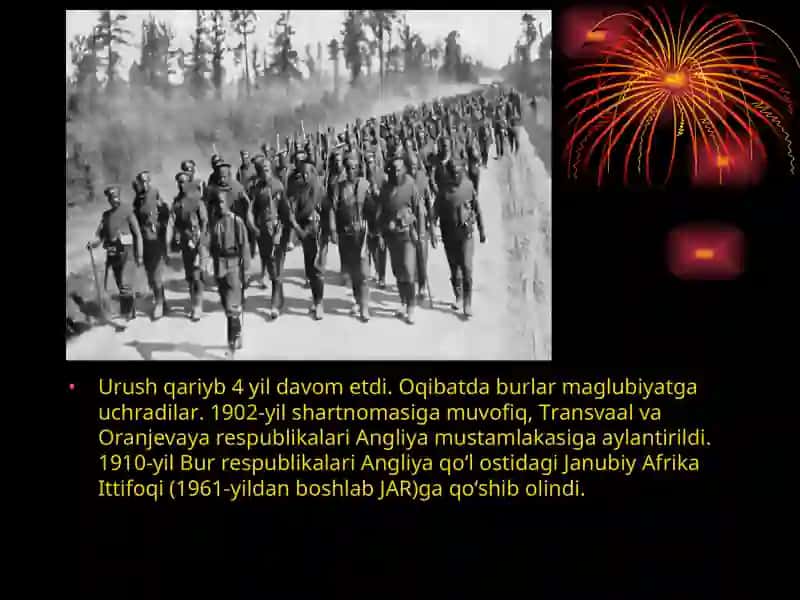 Ingliz – Bur urushi. Antaning vujudga kelishi. 1904-yil Angliya – Fransiya o‘rtasida Antanta bitimi. 4