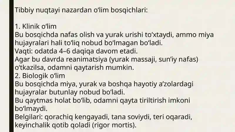 Oʻlim haqida tushunchalar 4