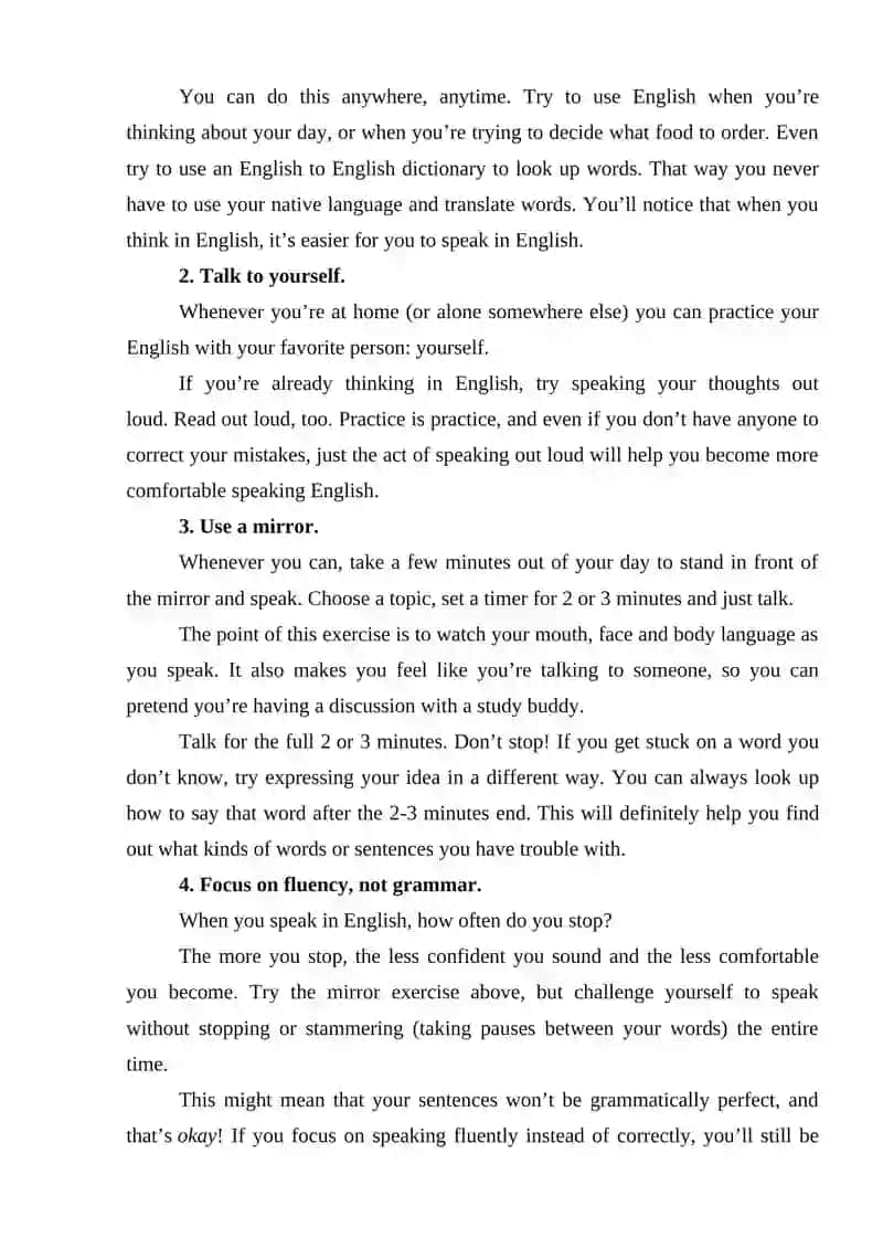 Ways of Improving Speaking Competence of A1 Learners 4