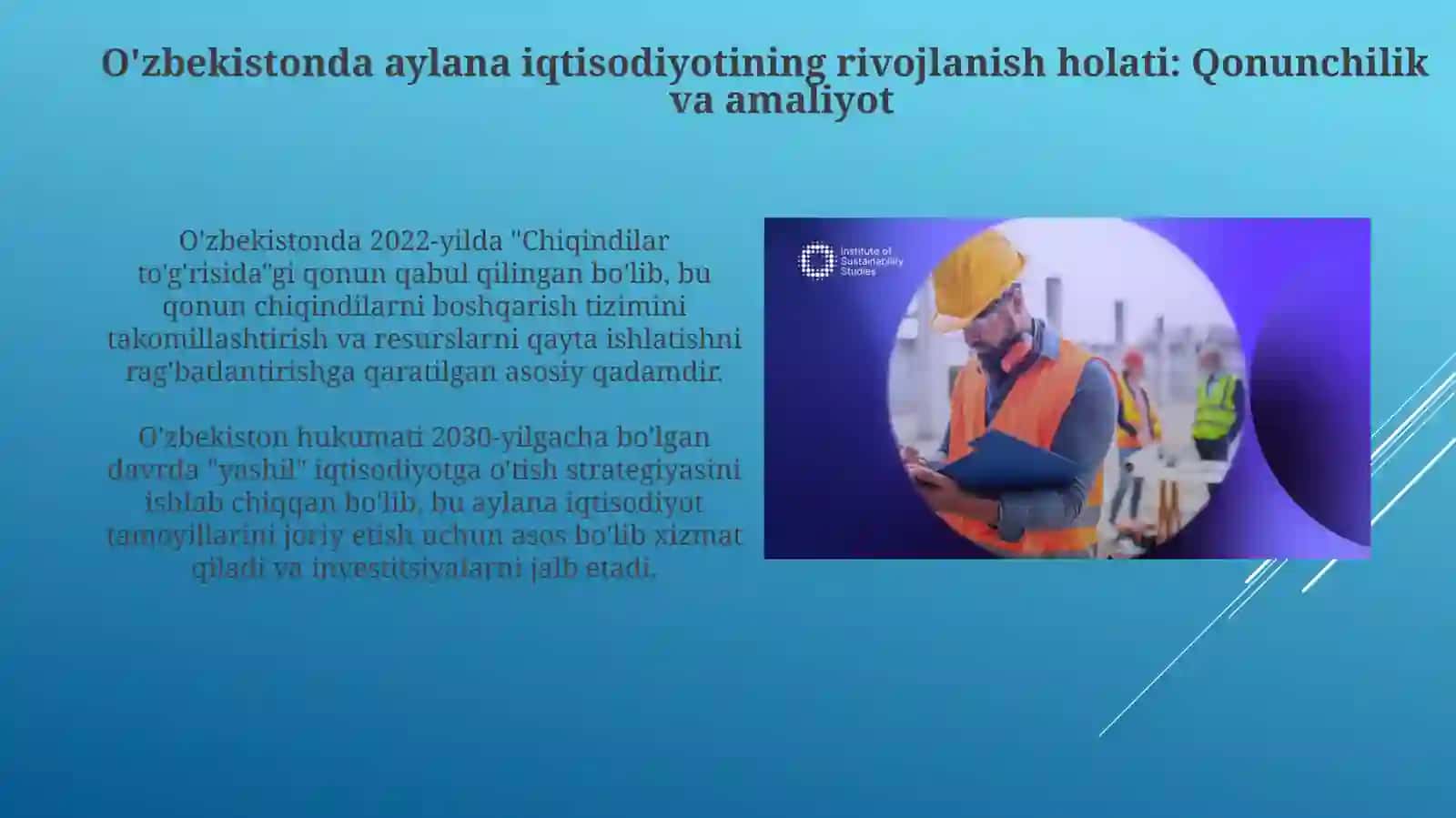 Aylana iqtisodiyot: Xalqaro tajriba 4