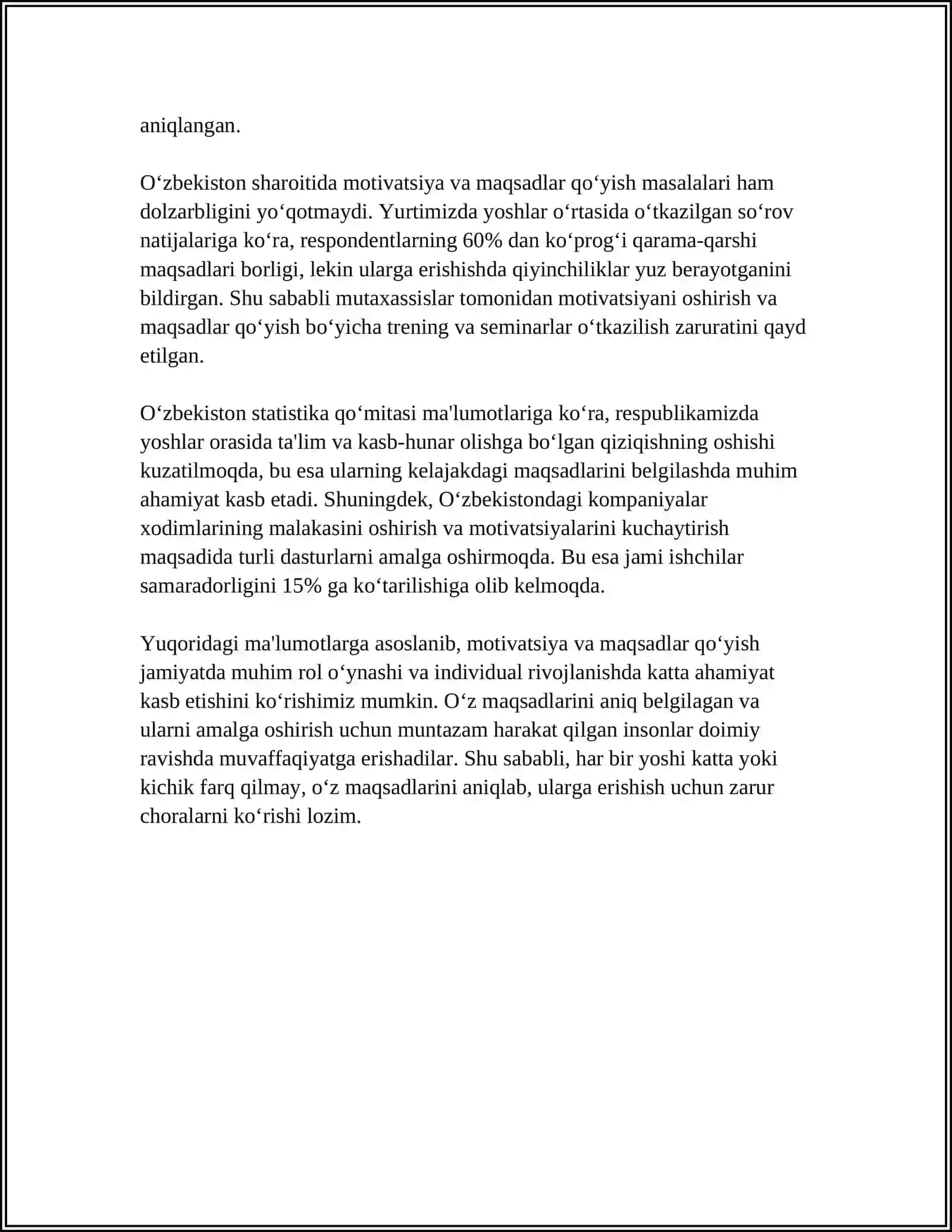 BIZNESDAGI MUVAFFAQIYAT PSIXOLOGIYASI 4