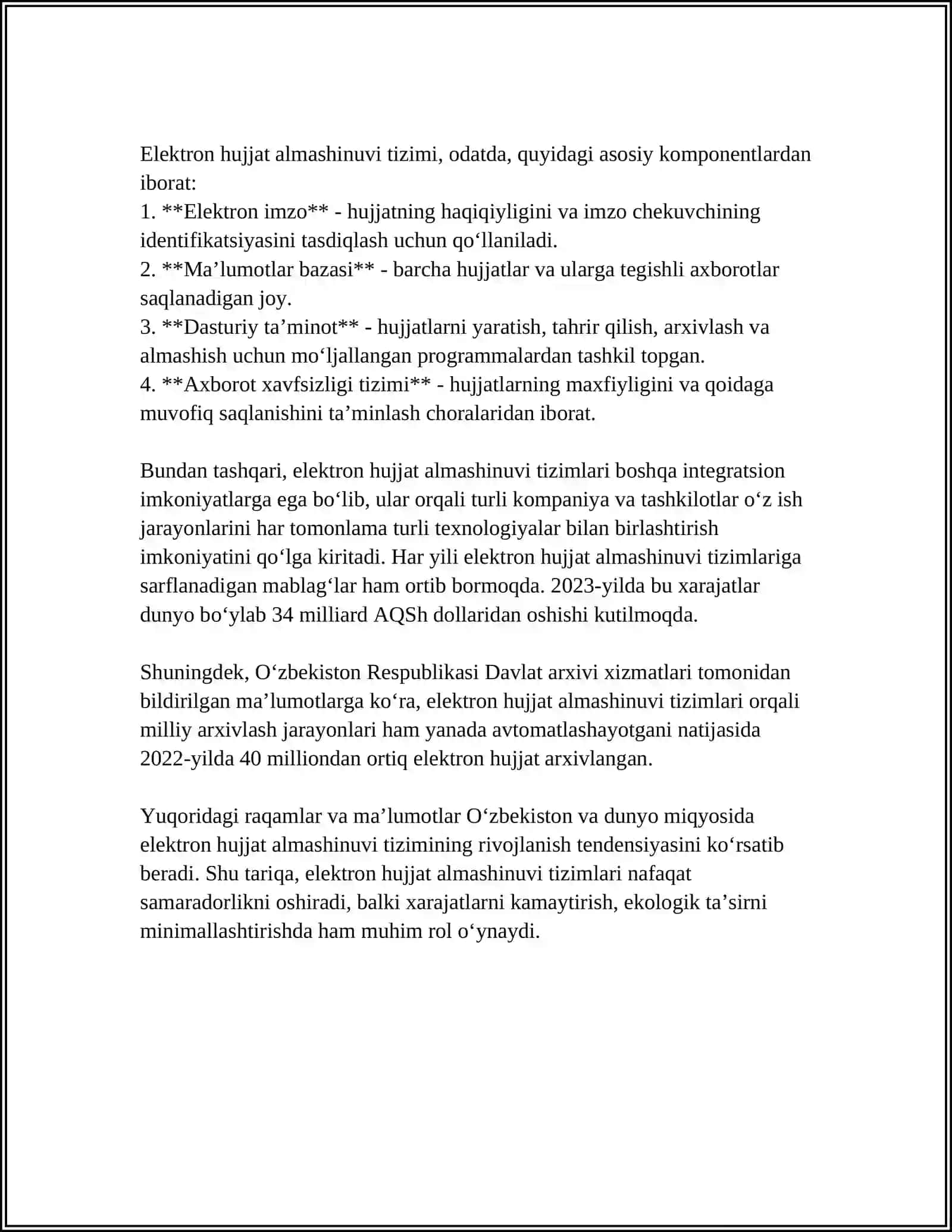 ELEKTRON HUJJAT ALMASHINUVI.ELEKTRON HUKUMAT TIZIMI VA UNING AHAMIYATI 4