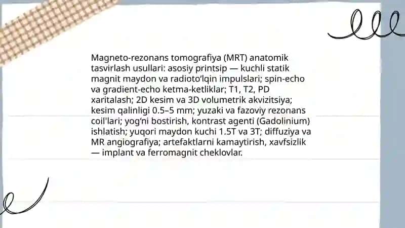 Anatomiya: Anatomiyada biofizik usullar 4