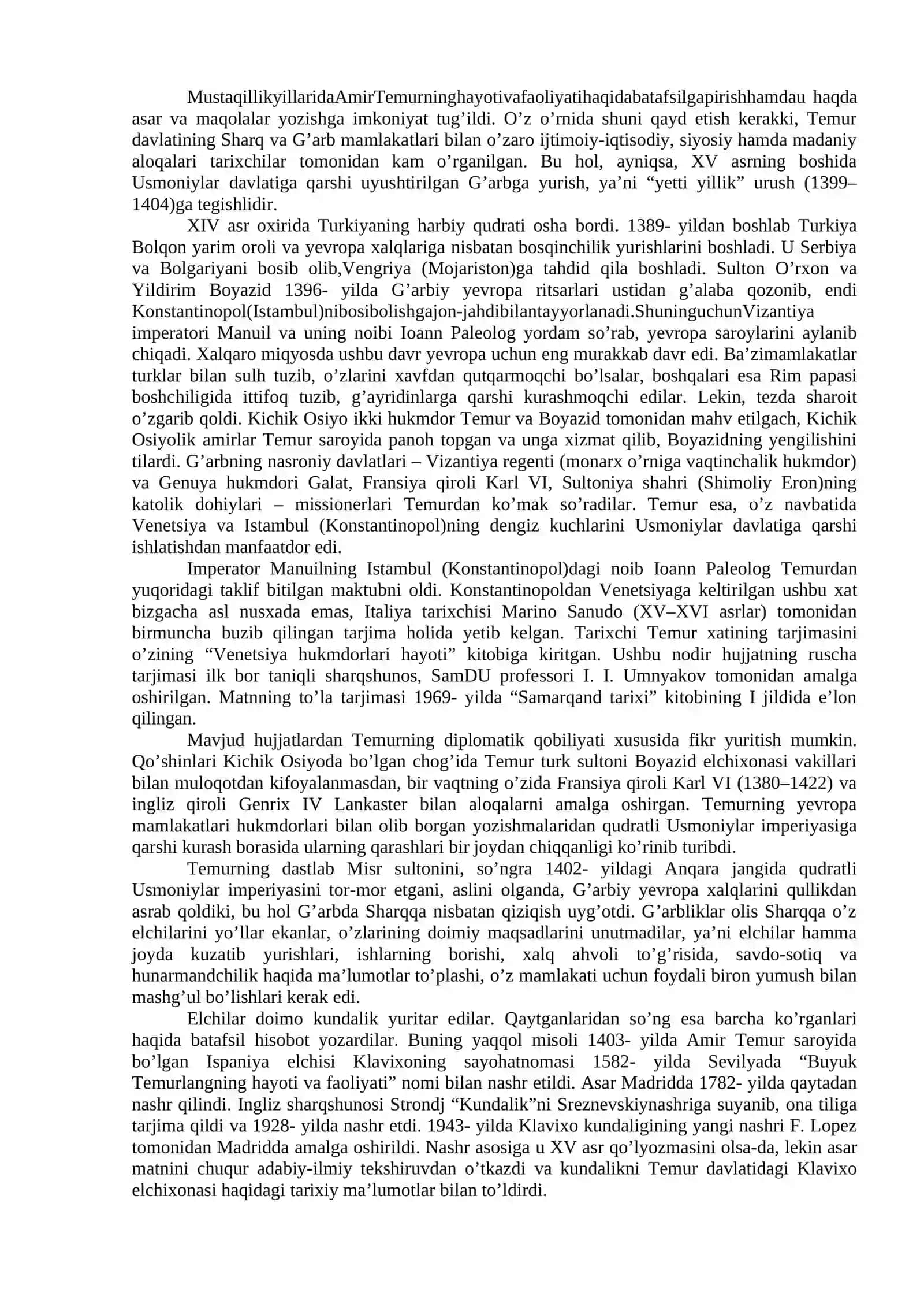 AMIR TEMUR VA TEMURIYLAR DAVRI TARIXSHUNOSLIGI 4