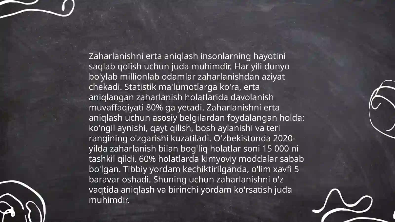 Oʻtkir zaharlanishlar 4