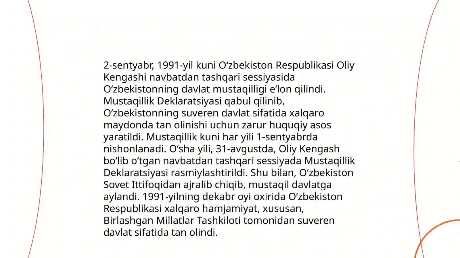 Oʻzbekistonda Mustaqillik gʻoyalarini tarixiy asoslari 4