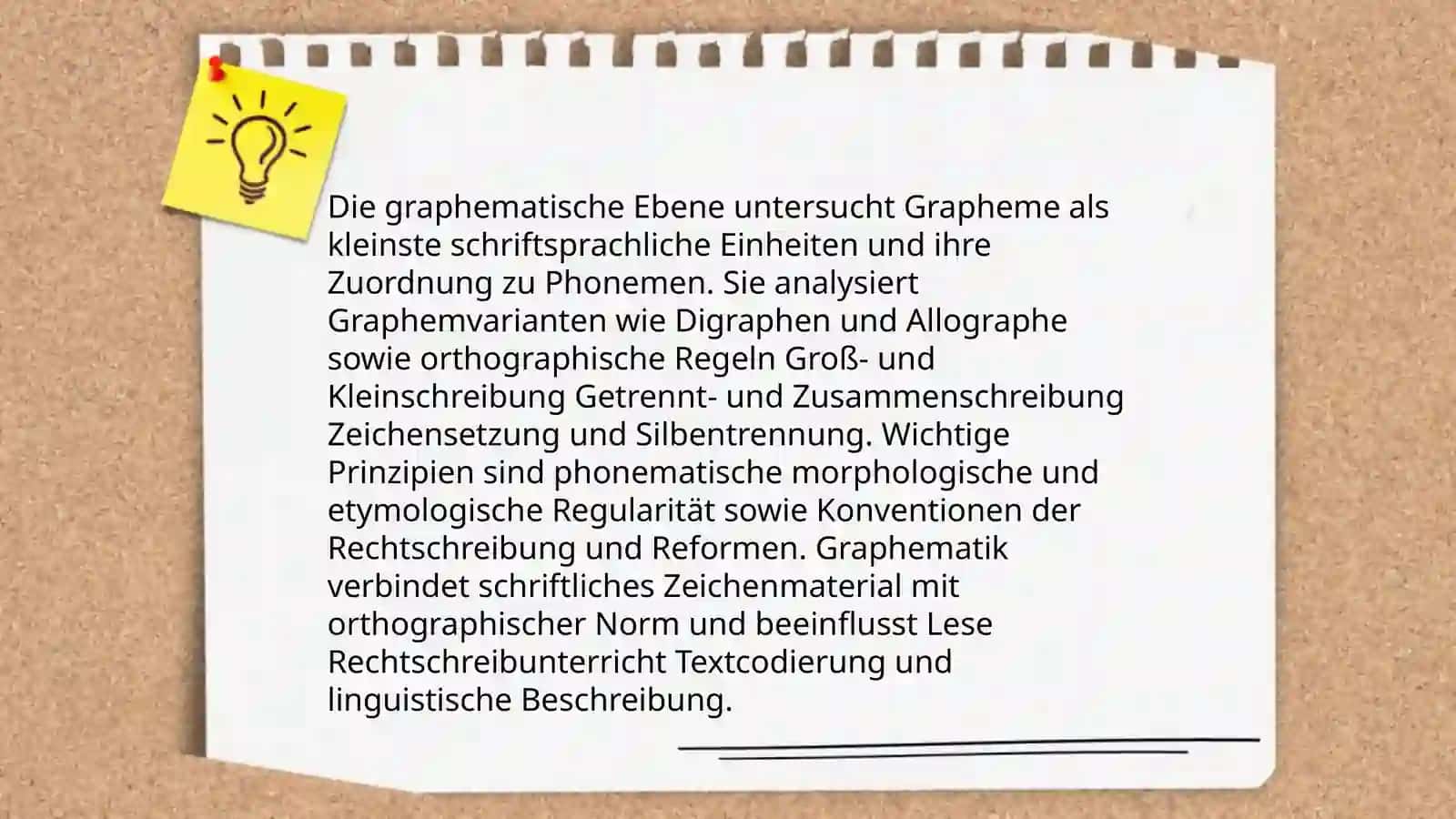 Die grammatischen Ebenen und Einheiten 4
