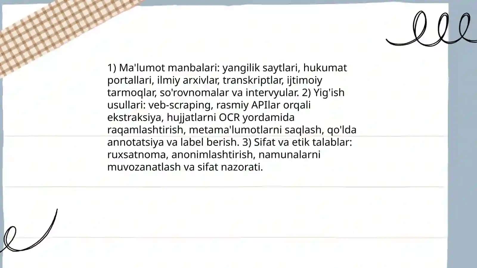 Bayonlar to'plamini yaratish 4