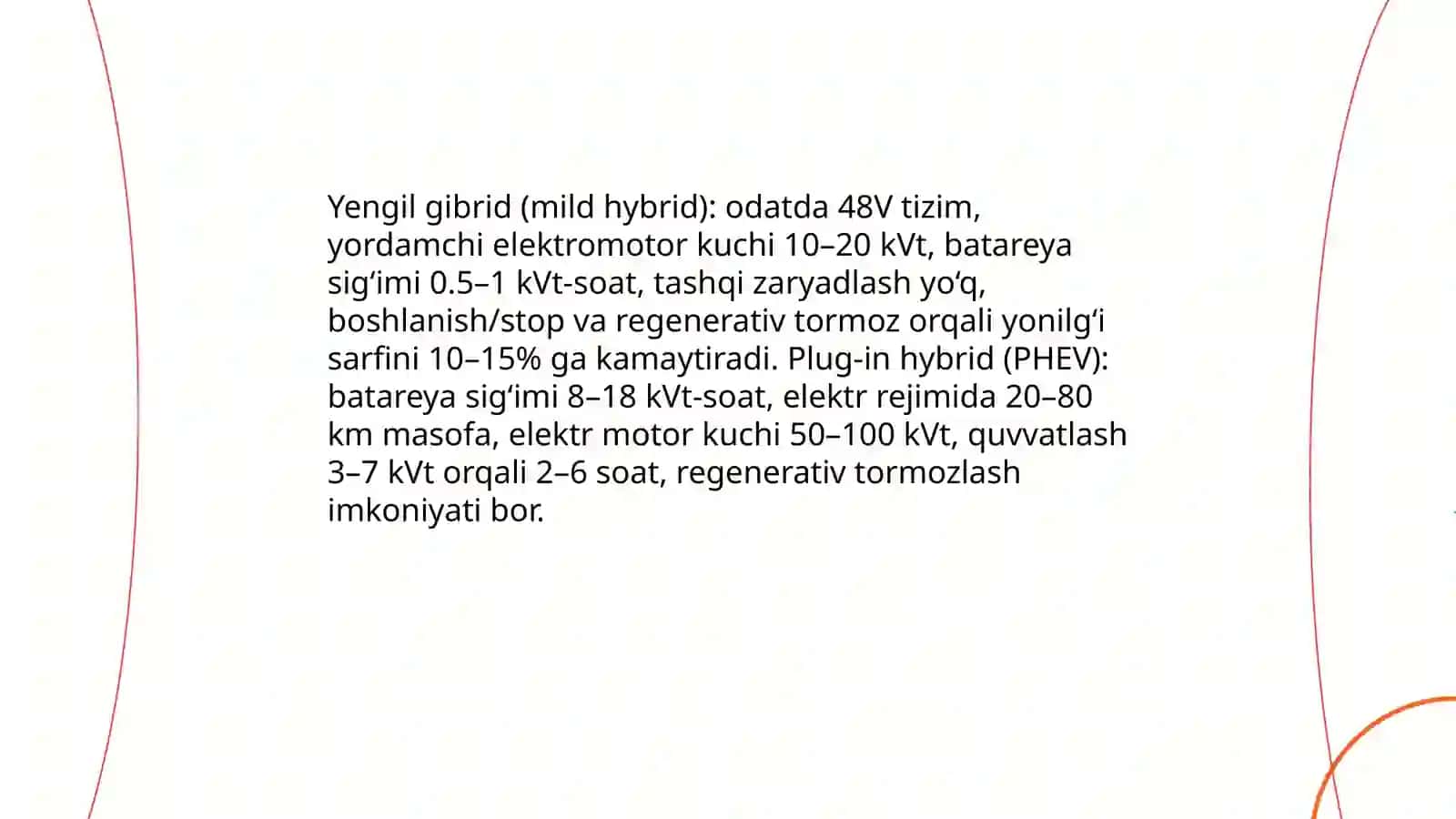 Gibrid dvigatellarning ishlash prinspi va texnologiyasi 4