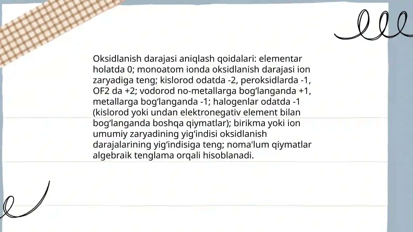 Oksidlanish-qaytarilish reaksiyalari 4
