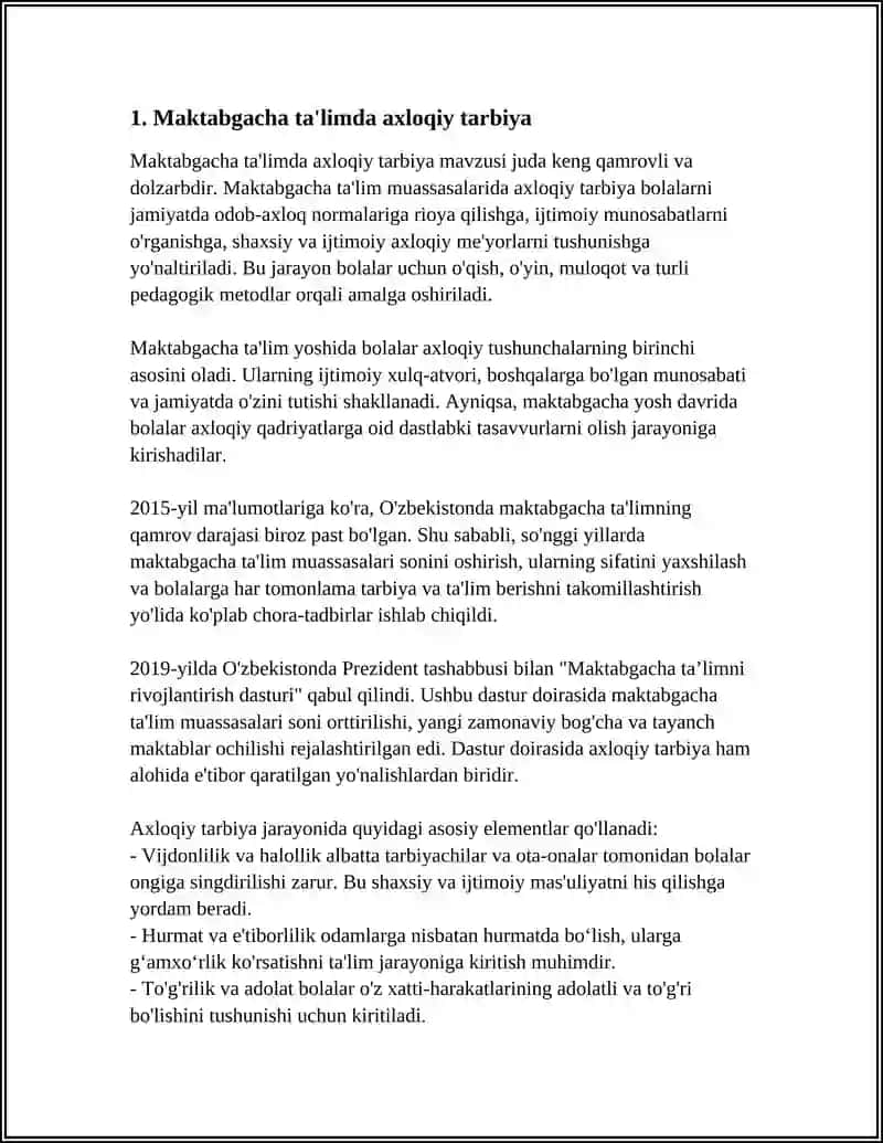 TABIAT VOSITASIDA MAKTABGACHA TA'LIM YOSHIDAGI BOLALARNI HAR TOMONLAMA BARKAMOL QILIB TARBIYALASH 4