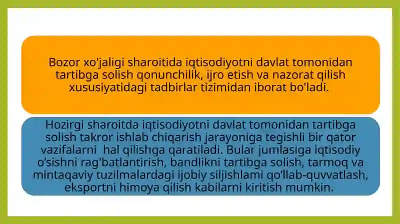 Iqtisodiyot, bozor va iqtisodiy siyosat.Iqtisodiy siyosat asoslari va tarkibi 4