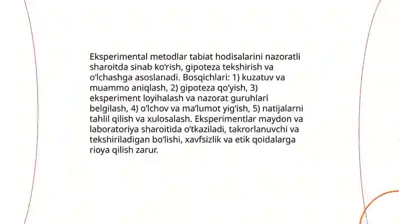 Tabiat bilan tanishtirish metodlari haqida tushuncha 4