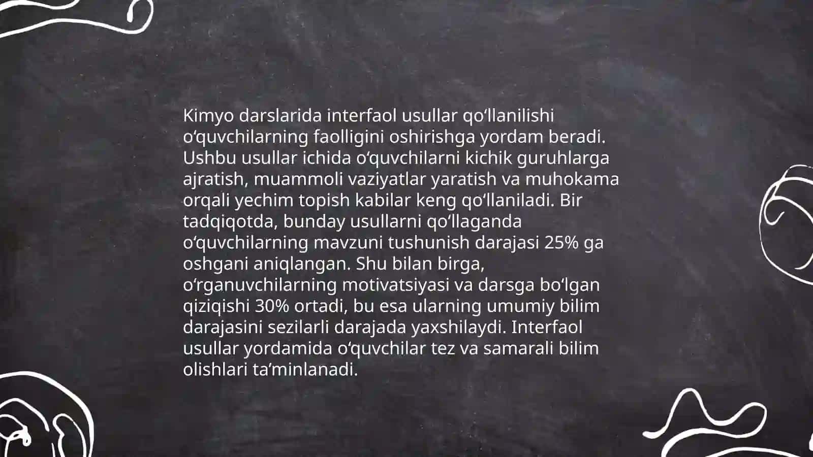Kimyo oʻqitishning umumiy metodlari 4
