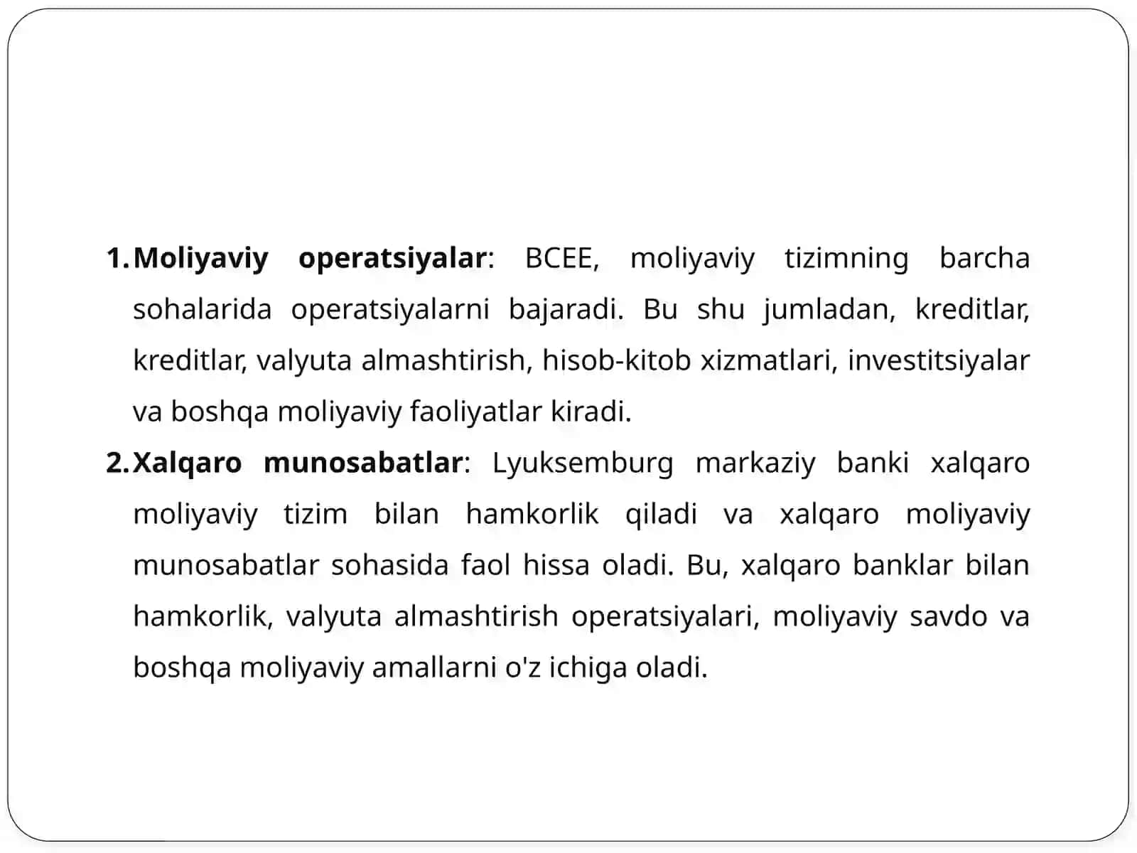 Lyuksemburg Markaziy Banki va O‘zbekiston Asia Alliens Banki 4