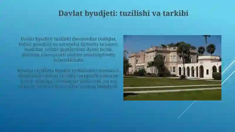 Davlat moliyasi va uning tarkibiy tuzilishi 4