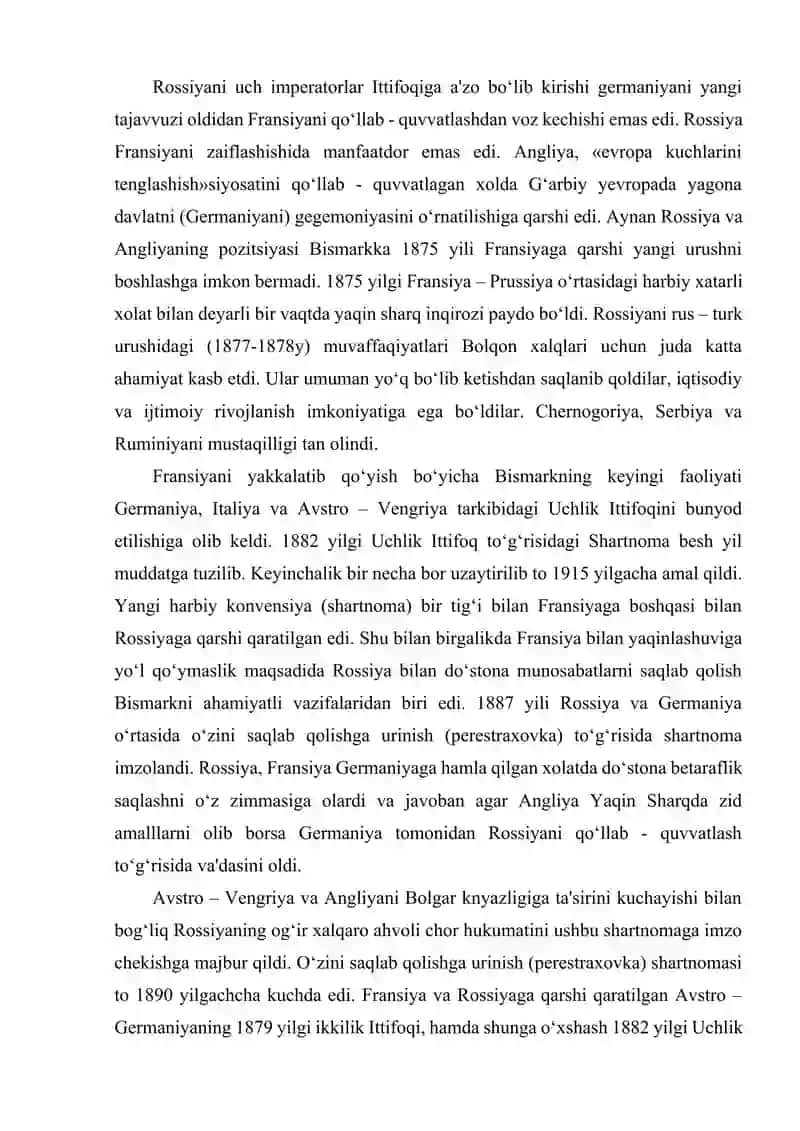 G'ARBIY YEVROPA MAMLAKATLARI XALQARO VA DIPLOMATIK MUNOSABATLAR TIZIMIDA. 4