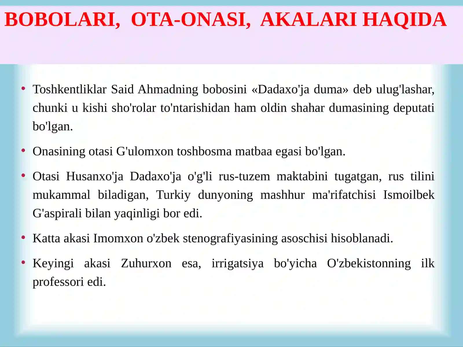 Said  Ahmd hayoti va ijodi 4