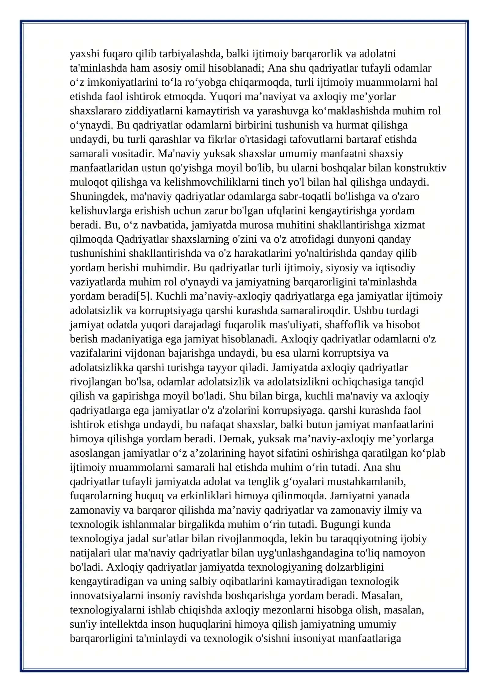 AXLOQIY QADRIYATLAR IJTIMOIY ISH ETIKASI AMALIYOTI SIFATIDA 4