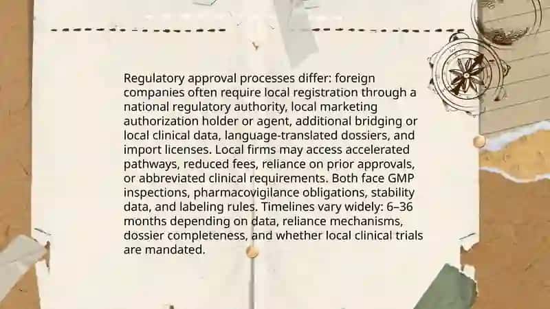 Market share and competitive dynamics between foreign and local pharmaceutical companies 4