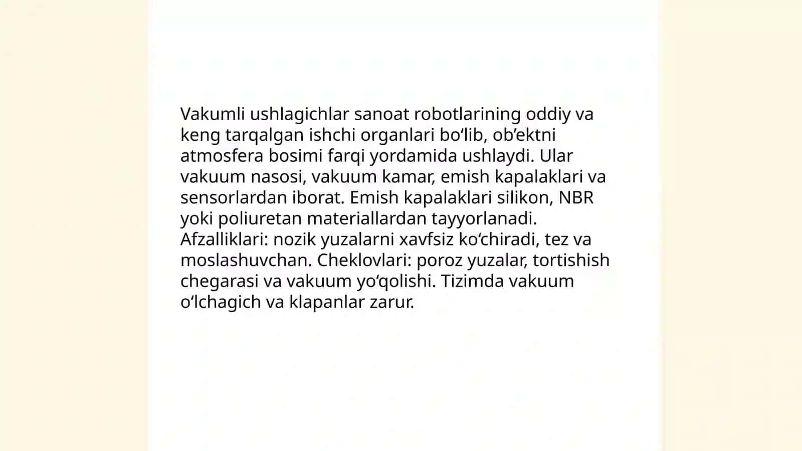 Sanoat Robotlarining Ishchi Organlari 4