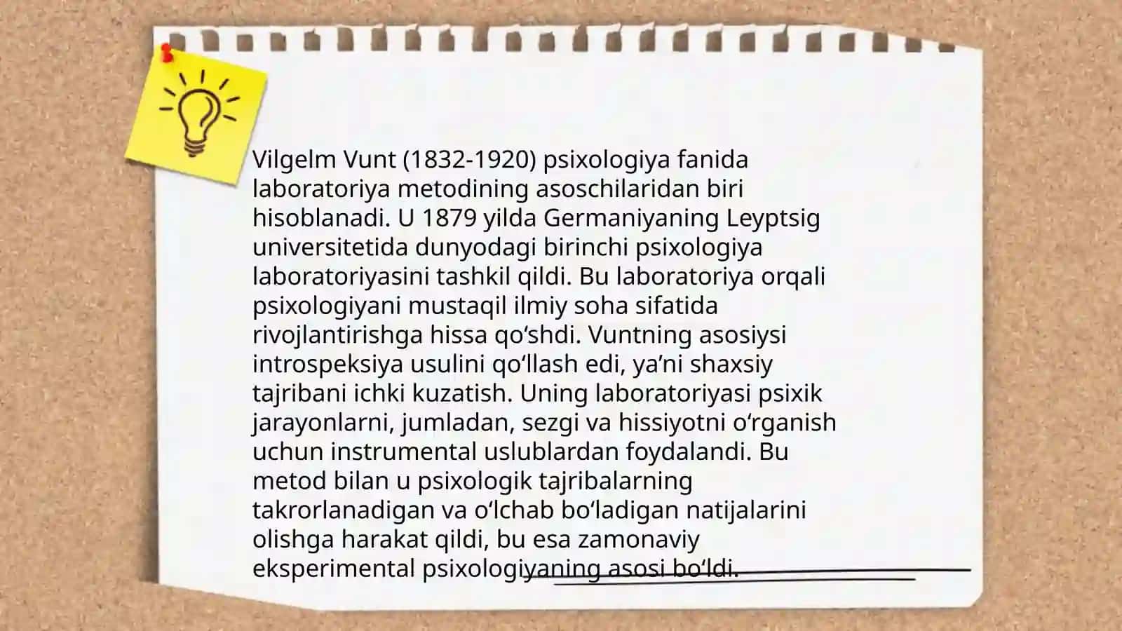 Vilgelm vuntning psixologiyaga qòshgan hissasi 4
