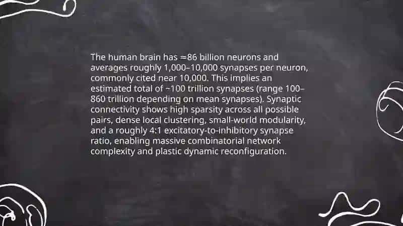 Synaptic connectivity in the human brain 4