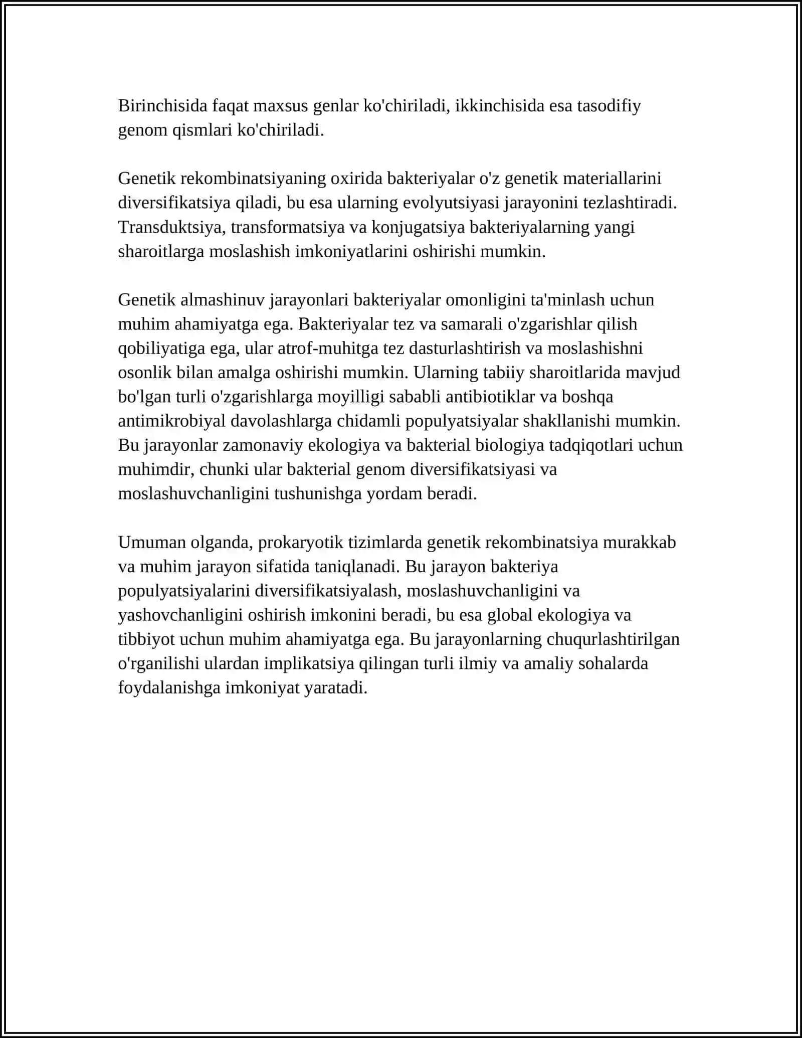 PROKARYOTIK TIZIMLAR YORDAMIDA REKOMBINANT OQSILLARINI ISHLAB CHIQARISH 4