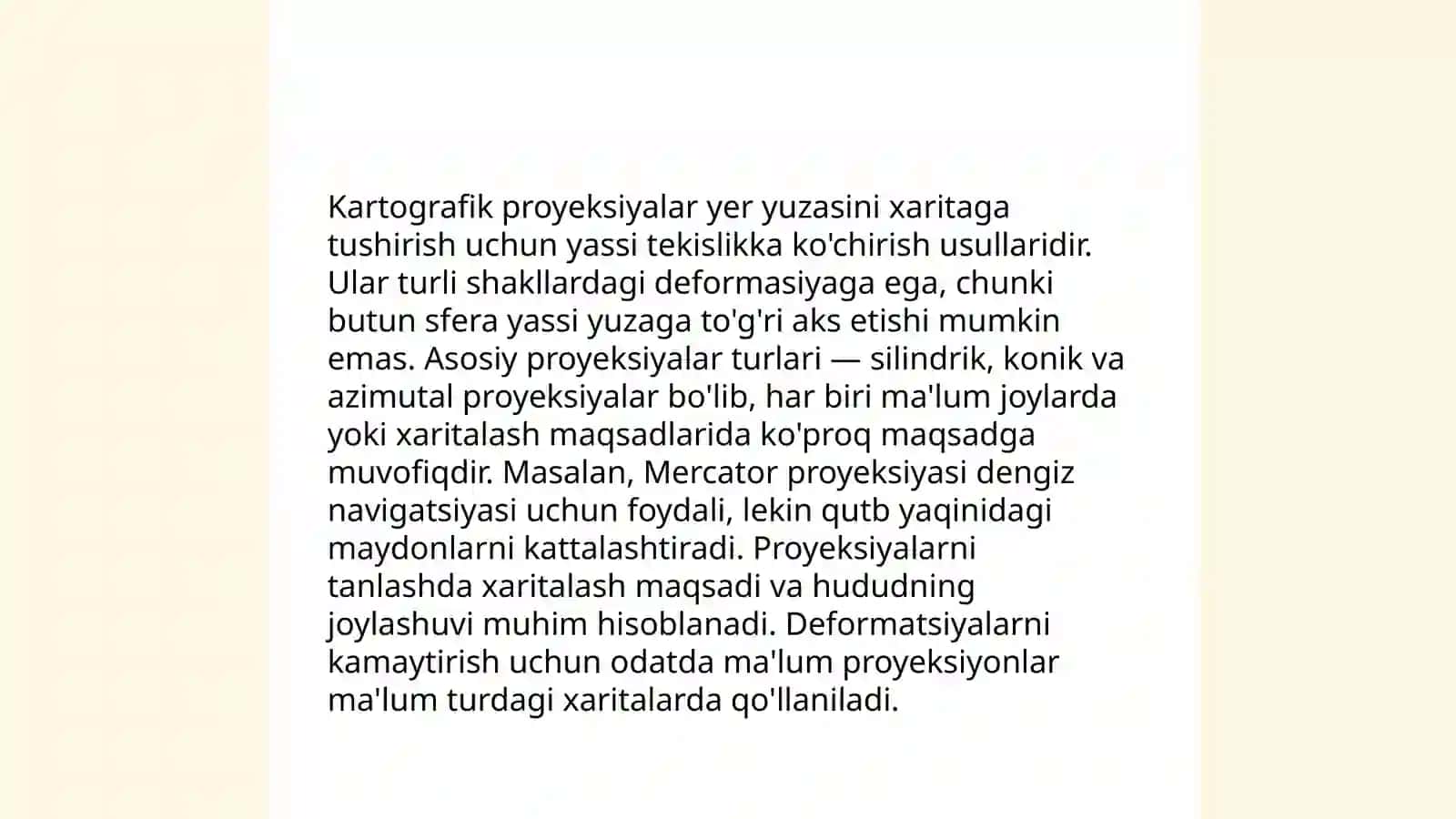 Topografik syomka natijalarini qayta ishlashda davlat standartlari 4