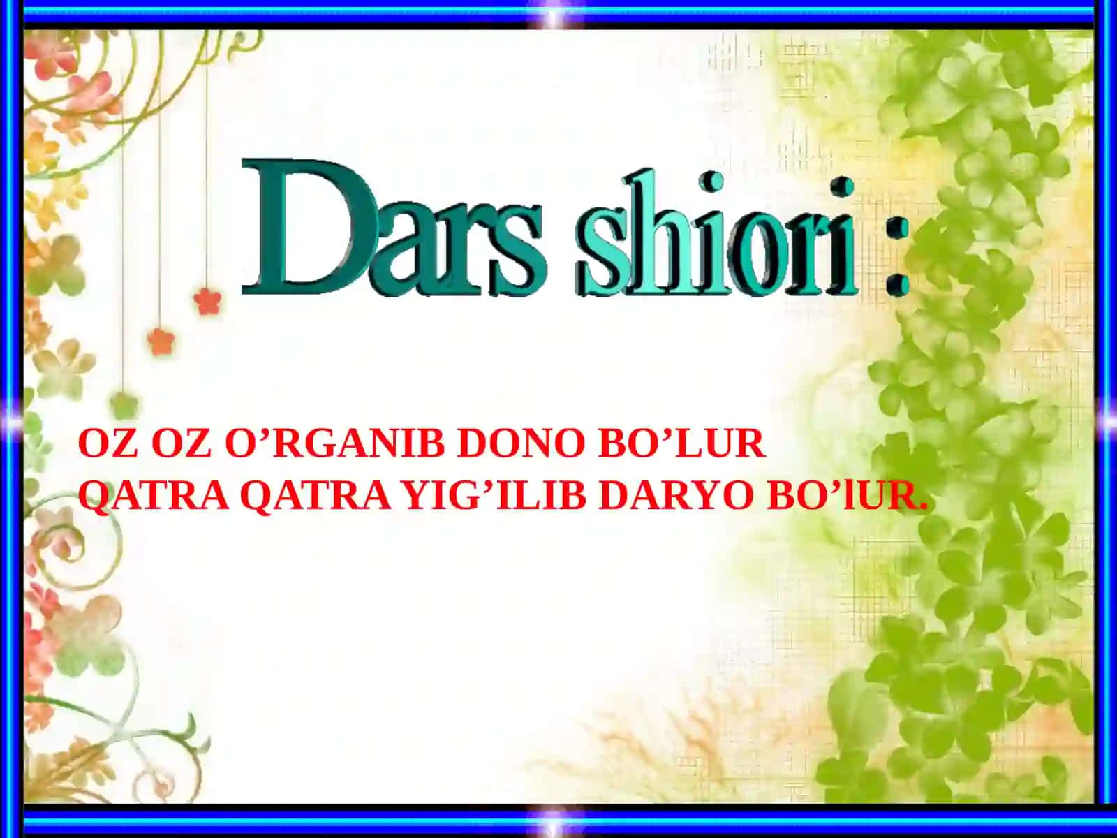2-sinf Tabiiy Fan (Science) Yovvoyi va uy hayvonlari dars ishlanma 4