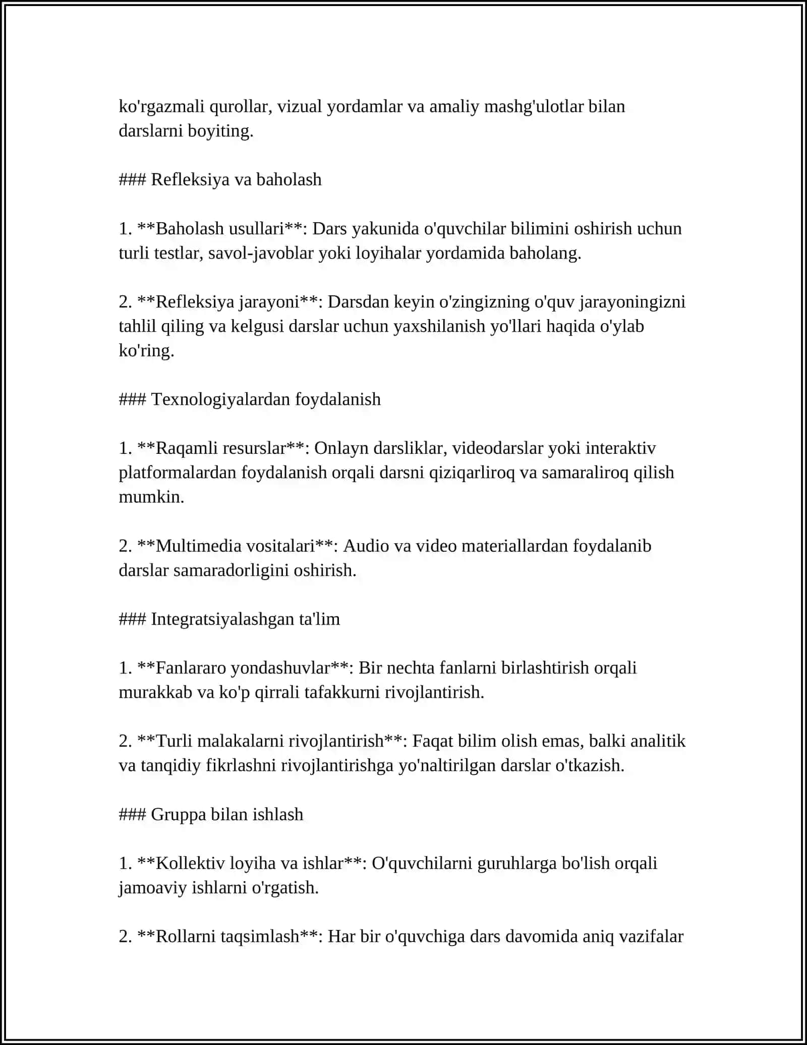 TAʼLIM METODLARI 4