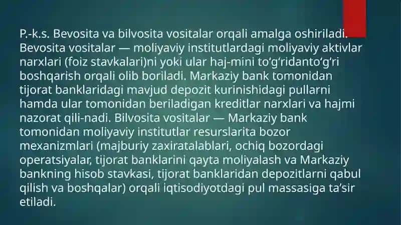 Pul-kredit tizimi 4