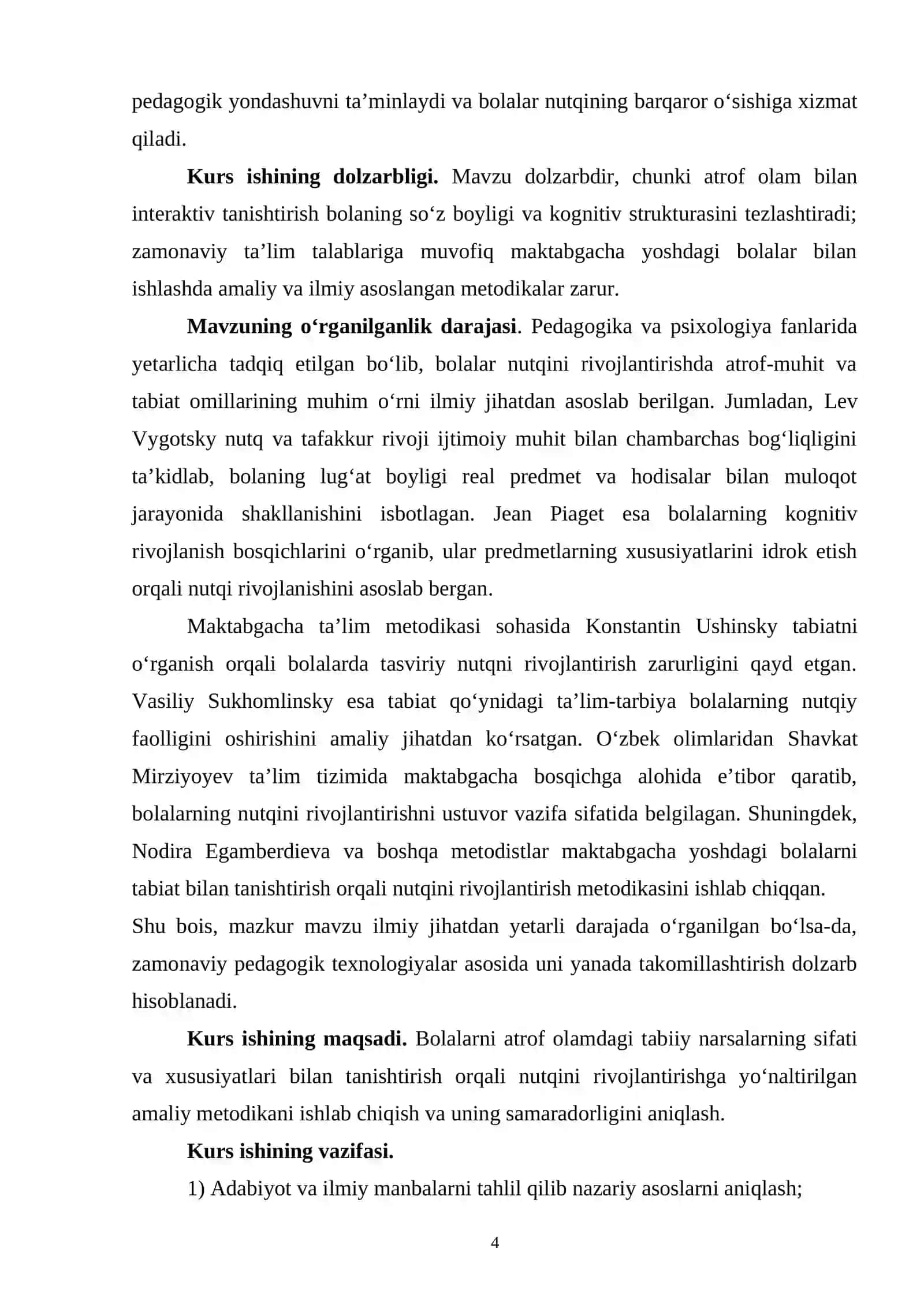 Bоlаlаrni ​​аtrоf оlаm tabiatdagi narsalаrning sifаti vа xususiyаti bilаn tаnishtirish оrqli nutqini оʻstirish 4