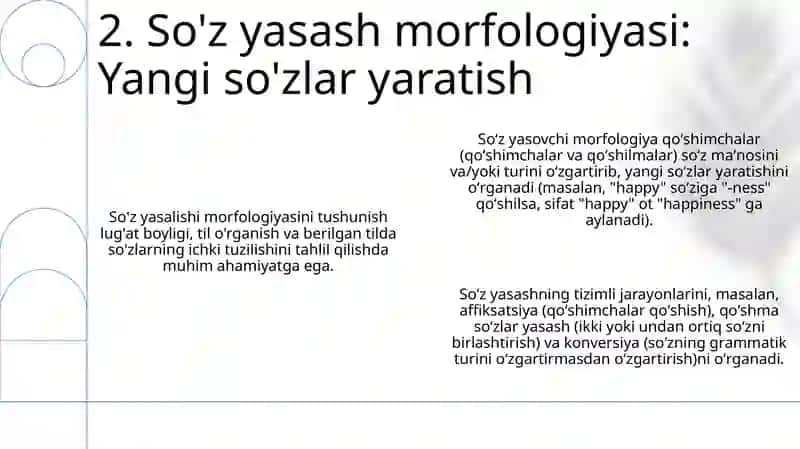 Morfemika va so'z yasalishi 4