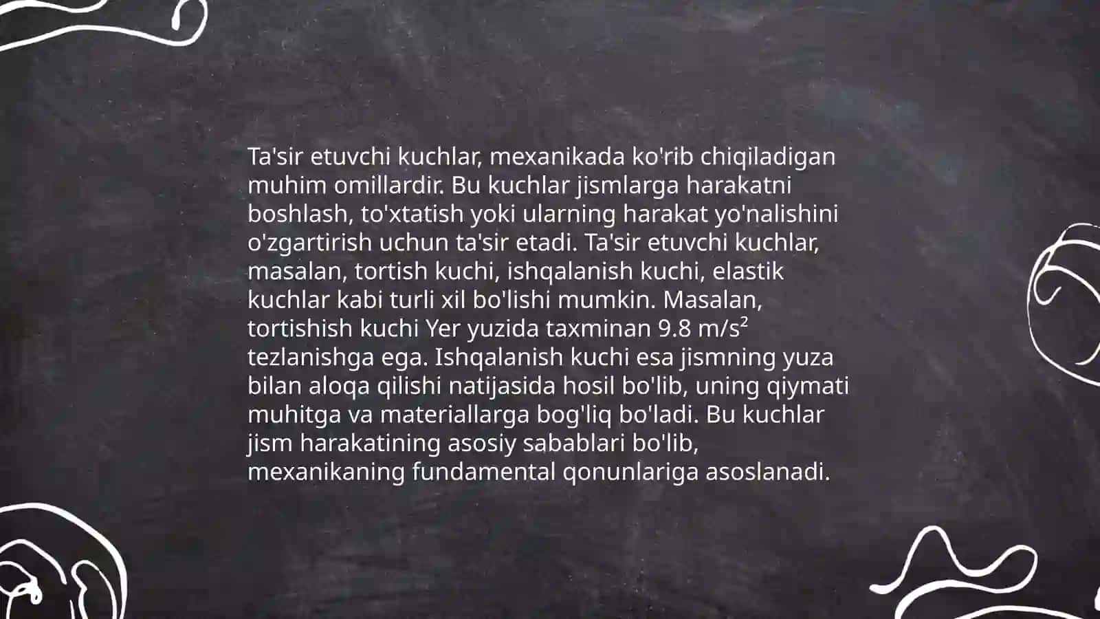 Harakat tenglamalari fizikasida 4