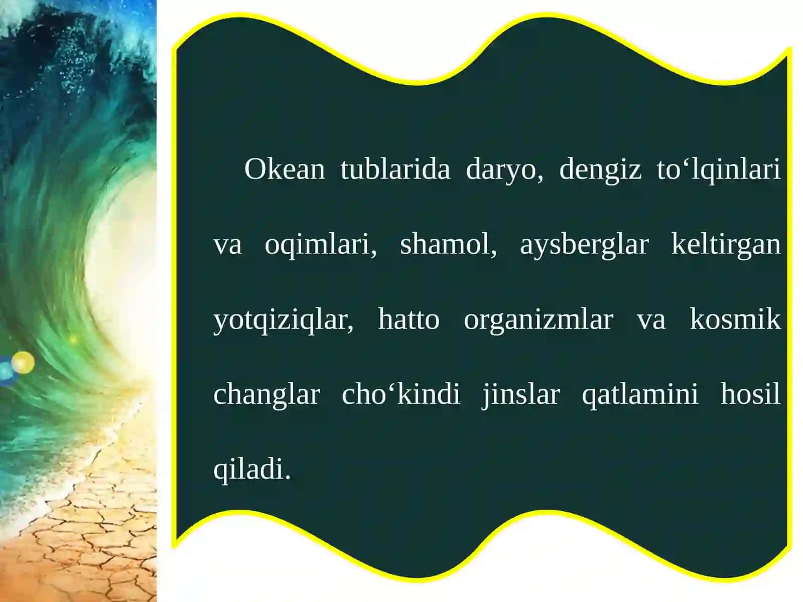 Dunyo  okeani  tubining geologik tuzilishi, relyefi 4