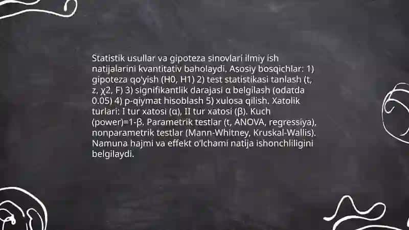 Ilmiy ish natijalari tahlili 4